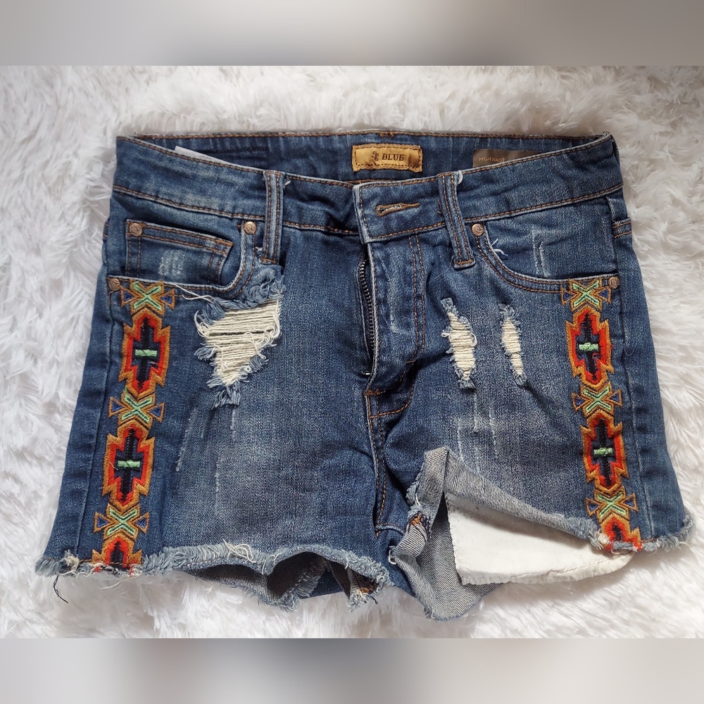 Embroidered Shorts